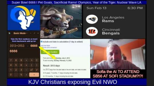 Super Bowl 6666 I Pet Goats, Sacrificial Rams! Olympics, Year of the Tiger. Nuclear Wave LA