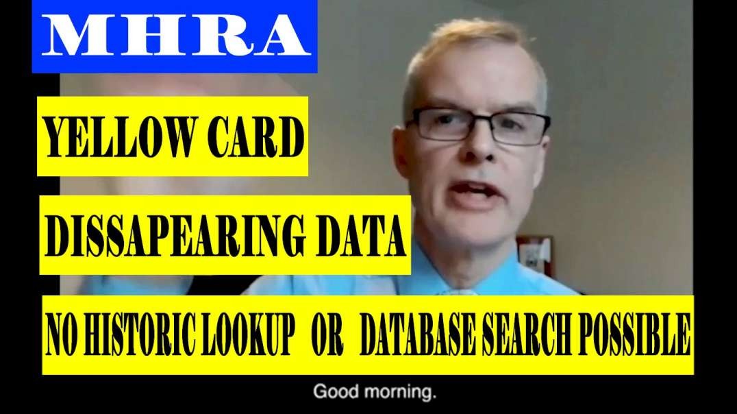 MHRA Board Meeting Love In, Yellow Card Search NA, ALSO Still no Quantitative Risk Assessment.mp4