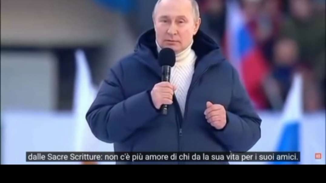 NESSUNO HA UN AMORE PIÙ GRANDE DI QUESTO: DARE LA VITA PER I PROPRI AMICI💥IL Discorso di Putin a Mosca⏬NO ONE HAS A GREATER LOVE THAN THIS: TO GIVE ONE'S LIFE FOR ONE'S FRIENDS💥Puti