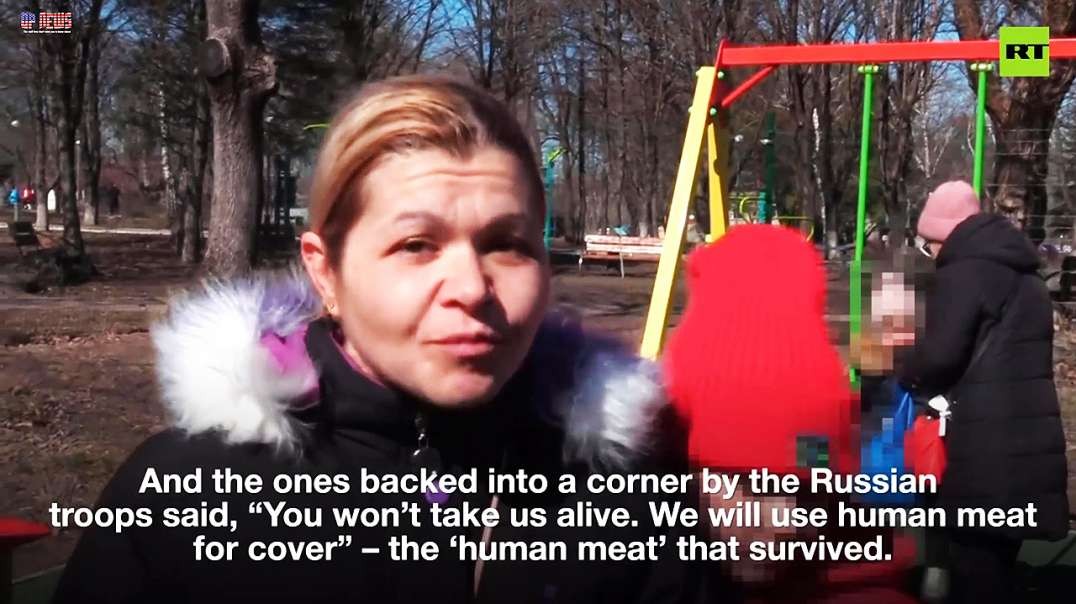 Mariupol Refugee: They Abandoned Us and Used Our Children as Human Shields