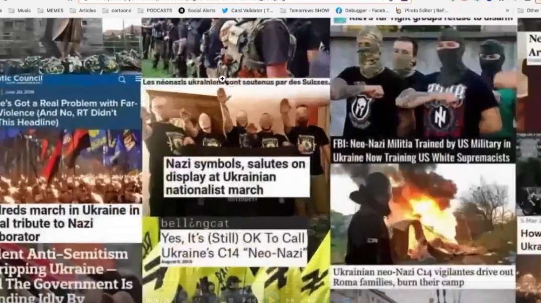 TLAV Ukraine War Media & Govnt Turns Blind Eye to Neo Nazis Azov Battalion & Right Sector Groups