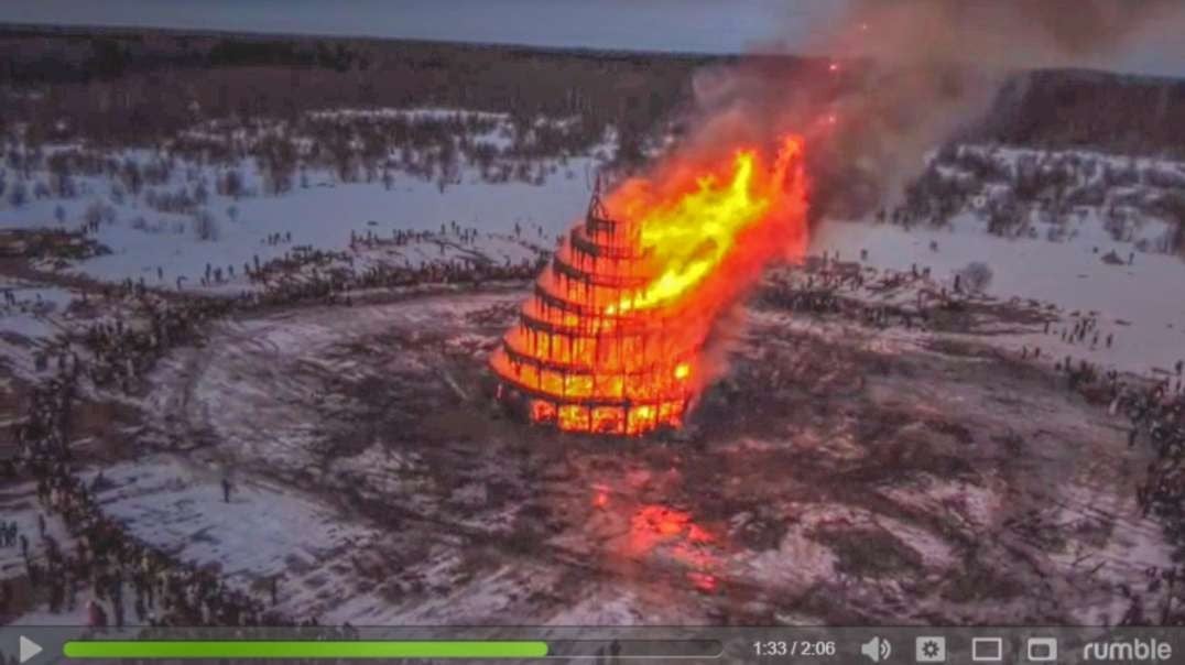 Tower of Babel is Burned in Russia.