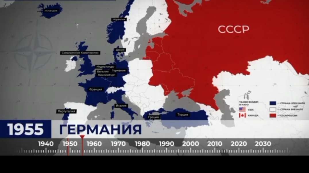 Threatening expansion of the NATO over the years, towards the Russian borders ⏬ Minaccia della NATO nel corso degli anni, verso i confini Russi ⏬