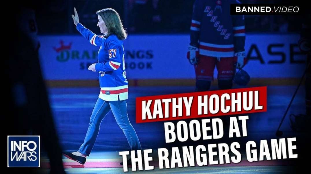 Kathy Hochul Booed During NY Rangers Hockey Game