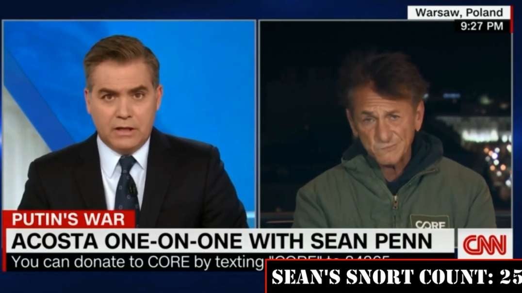 Sean Penn's Coke Sniffling Russia Loathing in Ukraine - Coc-aine Avidan.mp4