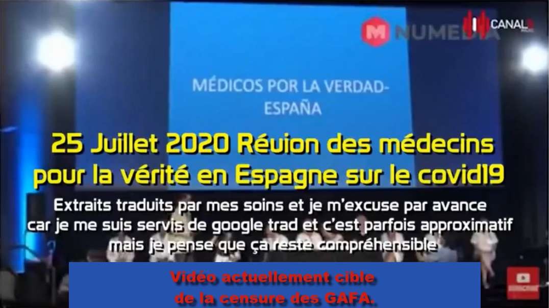 🛑 Fausse pandémie Covid-19 - Des Médecins du monde entier réunis à Madrid pour la dénoncer [VOST.FR]