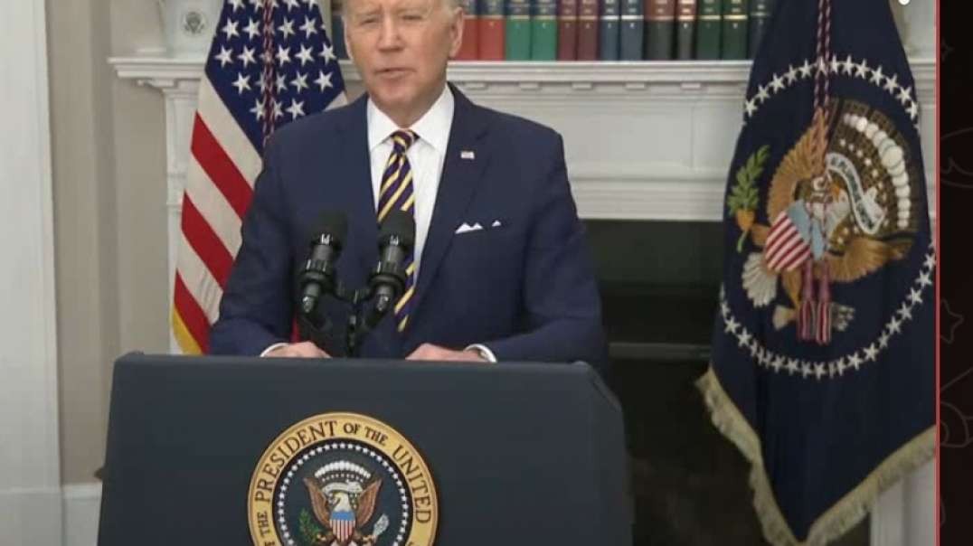 NOW - Biden bans all imports of Russian oil and gas into the US.