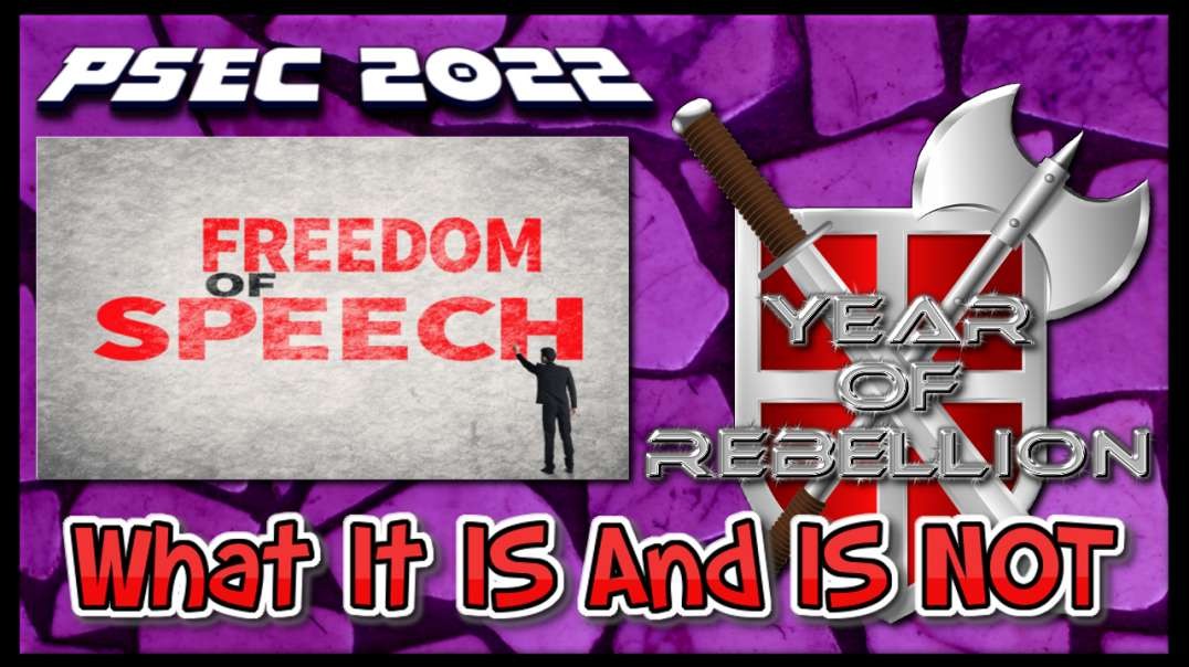 PSEC - 2022 - Freedom Of Speech | What It IS And IS NOT | 432hz [hd 720p]