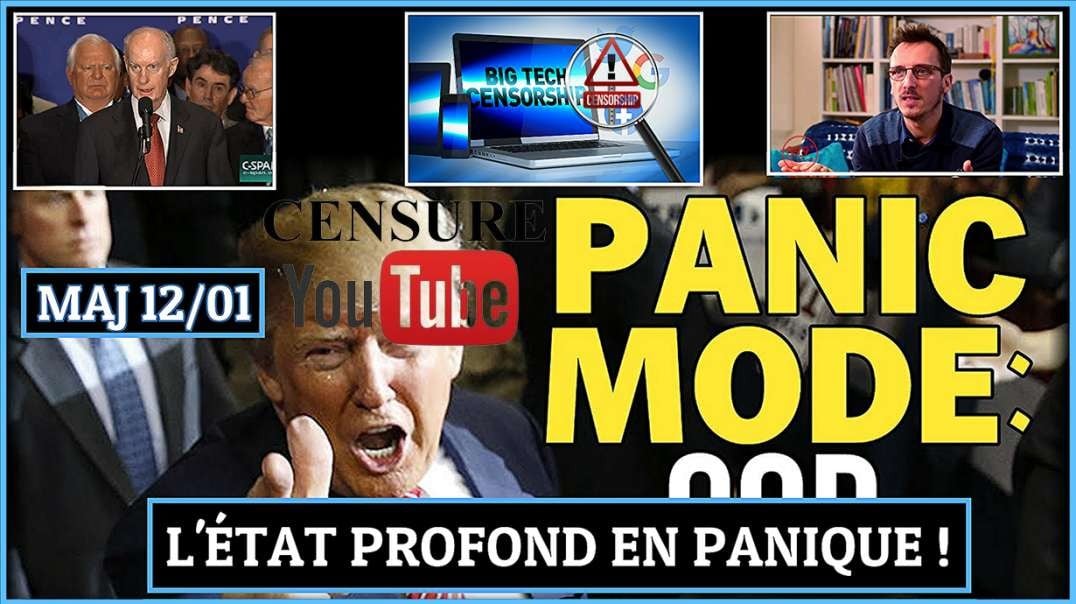 [CENSURE Y🚫UTUBE] Se réveiller C'est s'informers / RDLS 12.01.21 L'Etat Profond est en panique totale ! #RDLS