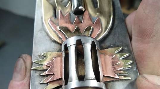 Flash Suppressor Belt buckle - Hand made heirloom Grade