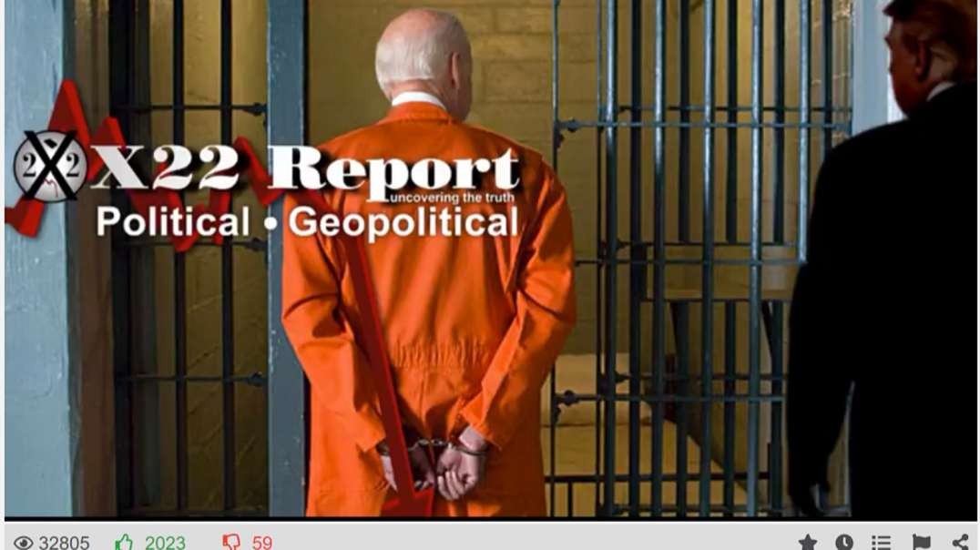 X22 report -. 03/18/2022 - Stage Set Ukraine Freedom Biden Compromised A Traitors Justice.