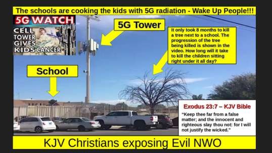 The schools are cooking the kids with 5G radiation - Wake Up People!!!