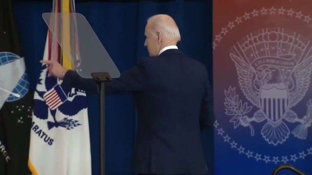 Watch Joe Biden Get Lost Again, Wander Around Trying To Figure Out How To Just Get Off Of A Stage