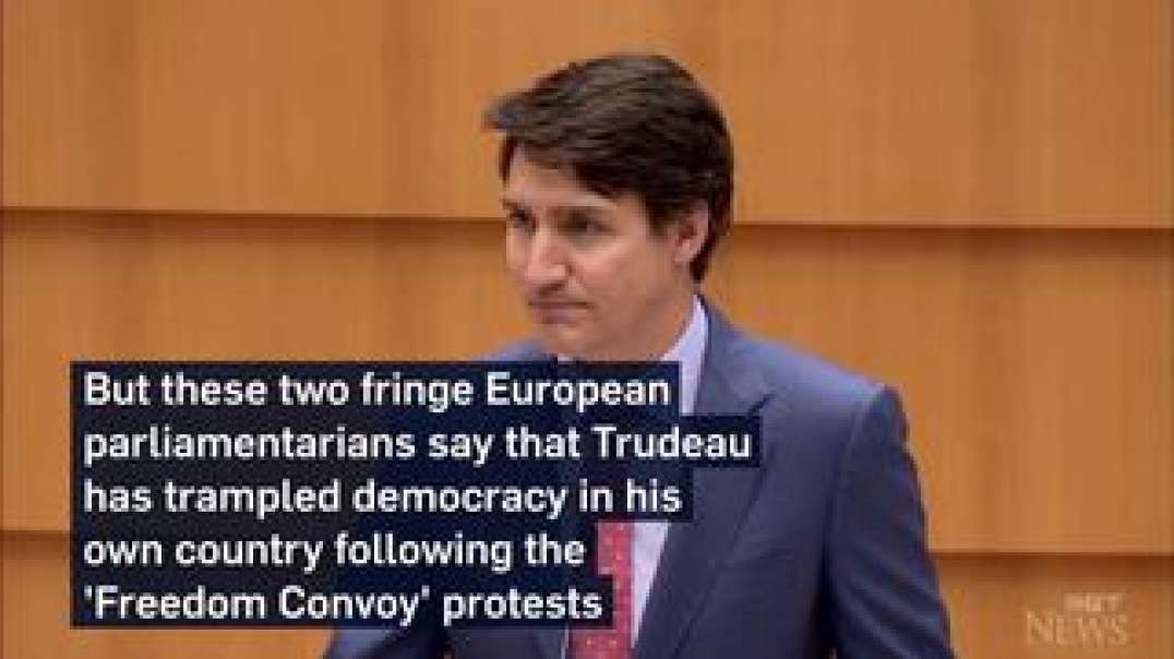 TRUDEAU IS A PHONEY AND A WORLD DISGRACE