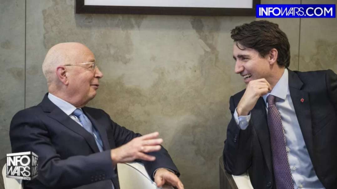 Ape Klaus Schwab's pet, Justin Trudeau I NEED EMERGENCY WAR POWERS, for a fringe minority protesters