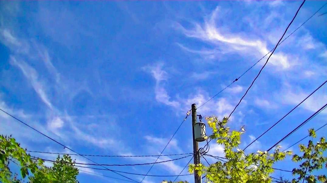IECV TLV #35  - 👀 Blue Sky And Fluffy Clouds ☁️☁️In A Time Lapse 5-12-2018