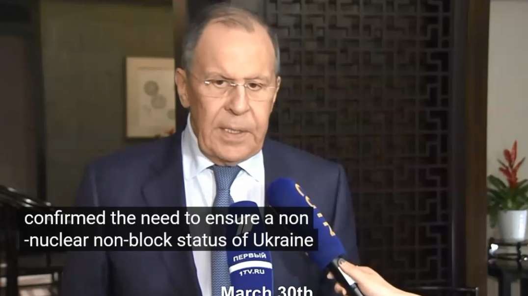 March 30th Minister of Foreign Affairs Russian Federation Sergey Lavrov.mp4