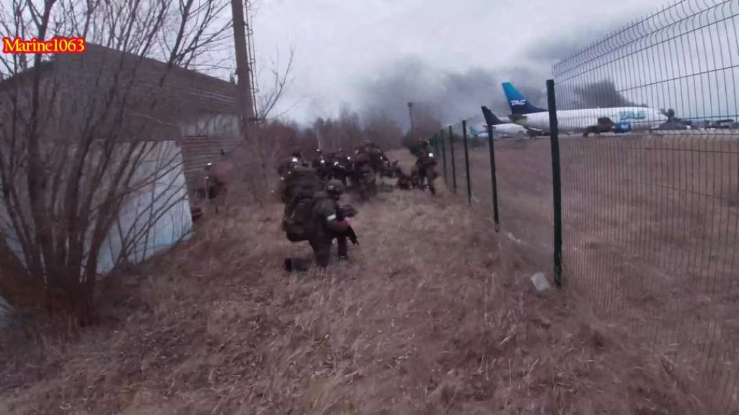 Airborne Troops Take Ukraine Airfield