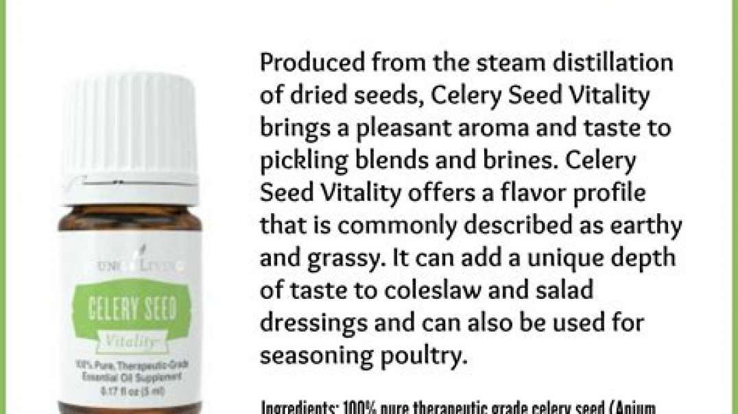 Celery Seed Vitality