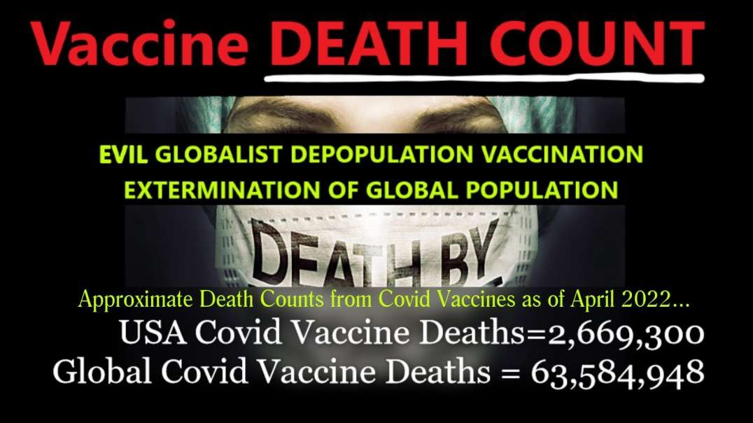 Vaccine Death Count as of April 2022... Focus On The Numbers!