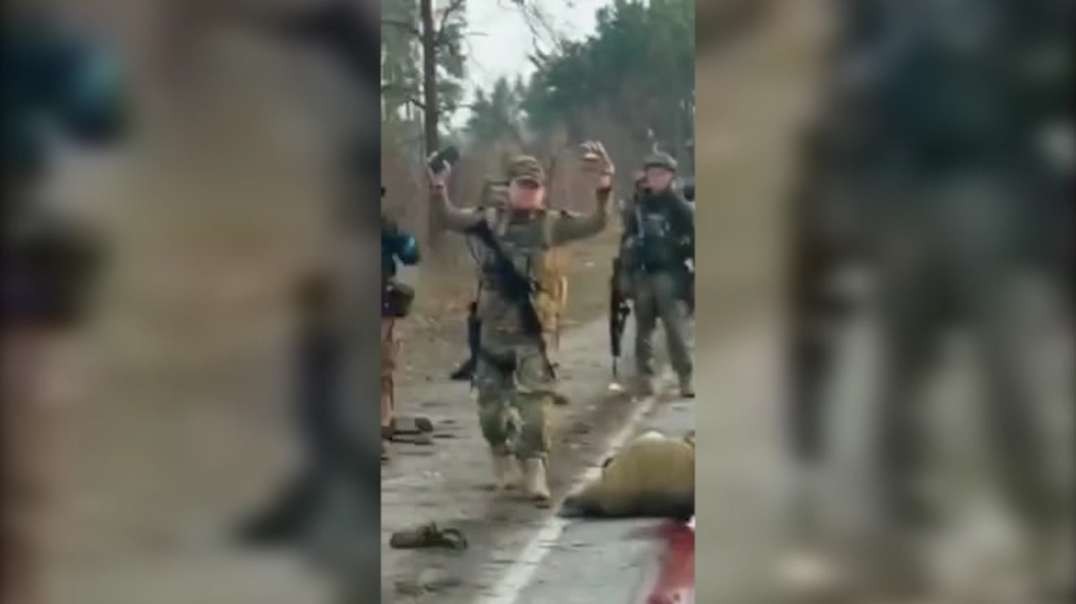 Russian POW's Throats Cut