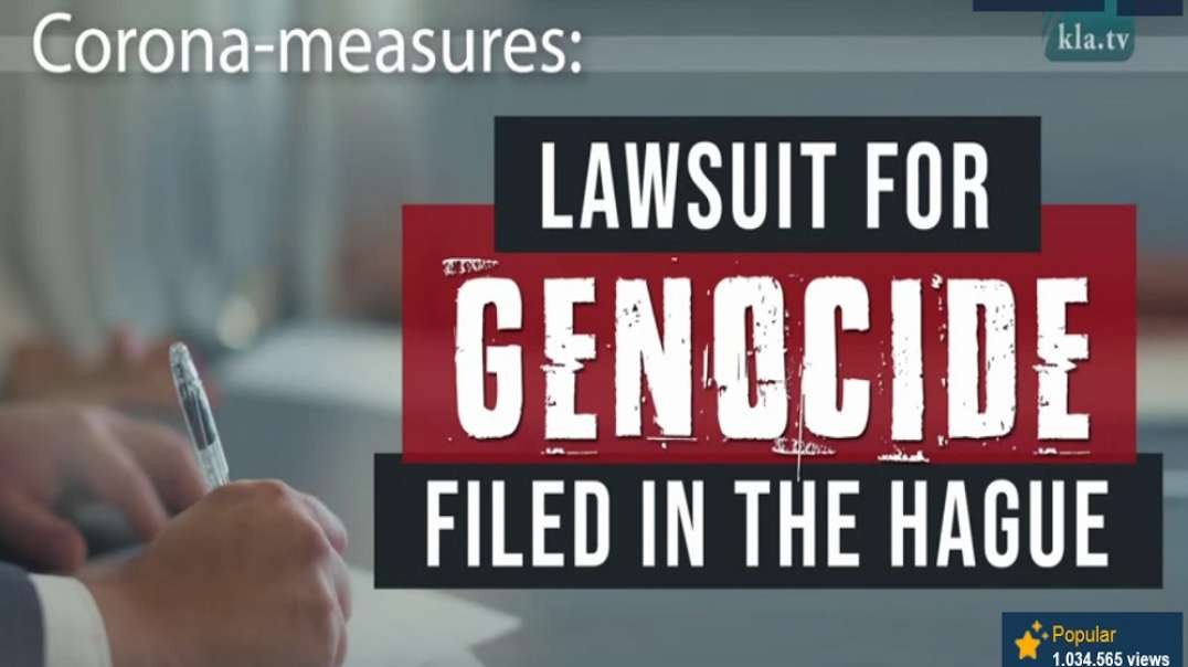 Corona-measures: Lawsuit for genocide filed in The Hague | 02-Apr-2022