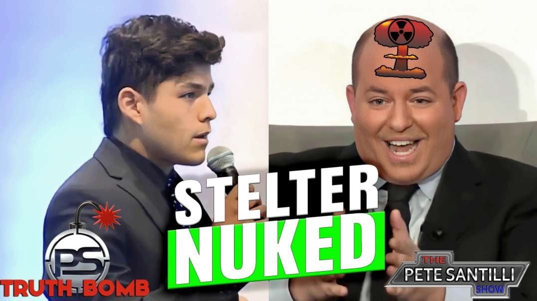 ⁣CNN PUPPET BRIAN STELTER NUKED BY YOUNG STUDENT [TRUTH BOMB #033]