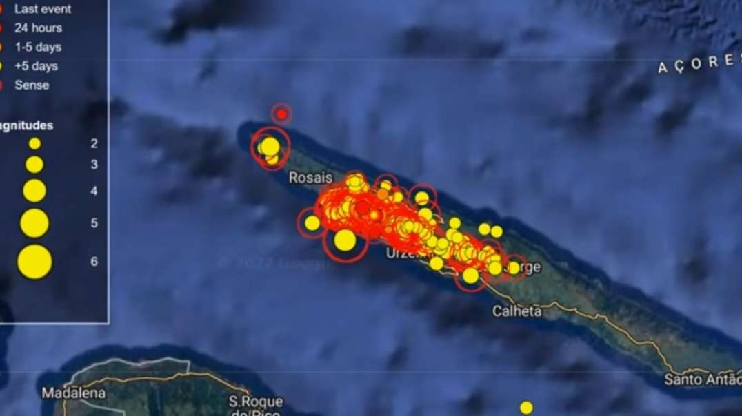 Magma On The Move! Fears of Eruption Grow After 27,000 Tremors Rattle Azores Isl.mp4
