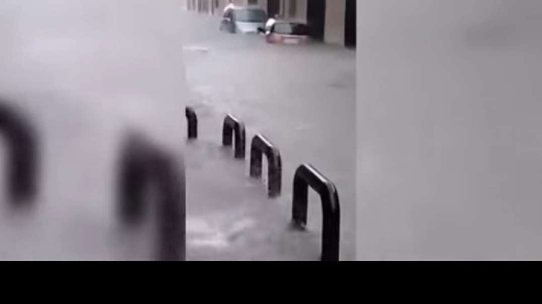 Severe flooding in Italy. A riot of water that washed away part of Apulia..mp4