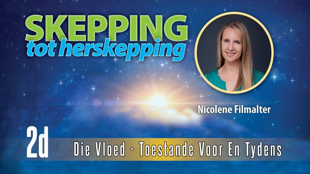 Nicolene Filmalter - Verwoesting: Die Vloed - Toestande voor en tydens - Skepping Tot Herskepping 2d
