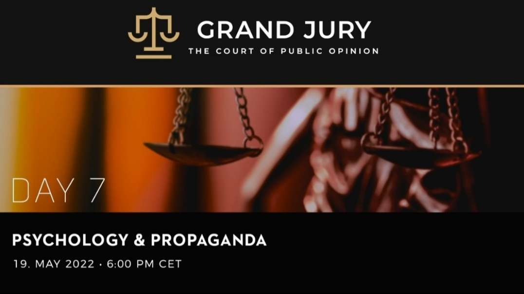 Grand Jury - The Court of Public Opinion - Day 7 - Psychology and Propaganda - Corona Investigative Committee