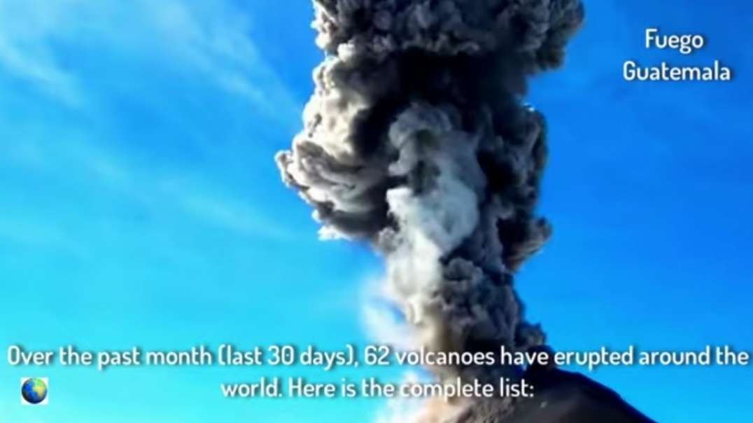 Fly you fools! 62 volcanoes have erupted in the world in the last 30 days.mp4