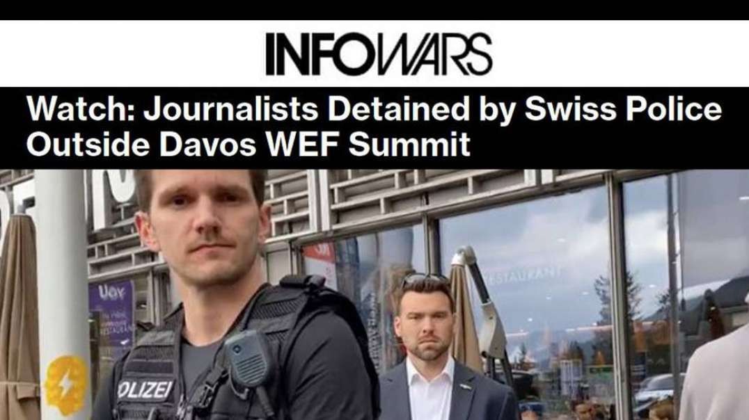 VIDEO- WEF Police Surround Jack Posobiec at World Govt. Summit