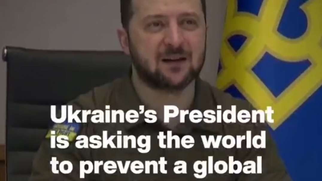 Ukraine's President is asking the world to prevent a global food crisis.mp4