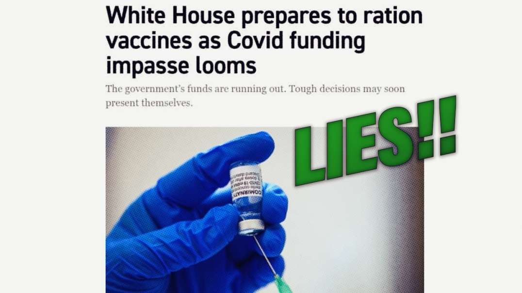 White House Lies About Vaccine Scarcity To Steal More Money In New Covid Bill