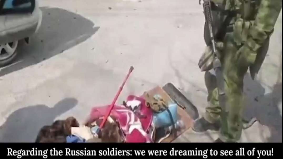Old Woman Rescued By Russian Troops In Mariupol Reveals The Truth