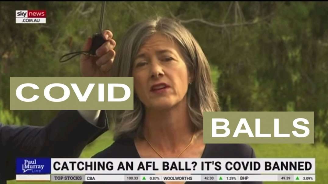 Totally 'DERRANGED' and DEBASED AFL, Commentator Says 'Don't Touch The Ball'..mp4