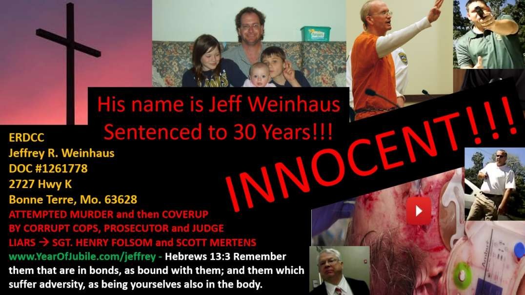 Day 3,477 Innocent Political Prisoner Jeffrey Weinhaus Reads Psalm 29