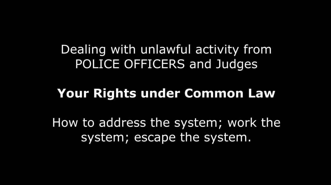 [Australia] Your Rights under Common Law