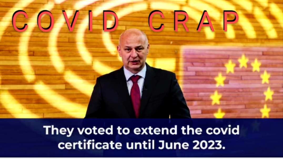 There is an Epidemic of Stupidity & CORRUPTION & BETRAYAL within EU: 432 MEPS Voted to Extend the COVID Certificate in Europe System Until June 2023. The Croatian MEP Mislav Kolakušić said/as