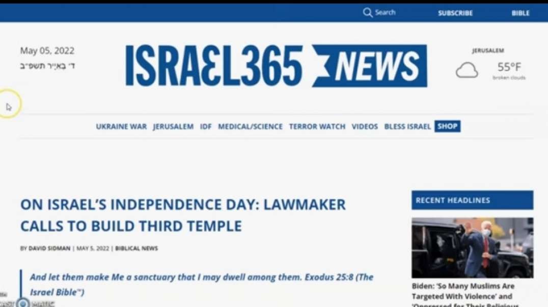 BREAKING - ON ISRAEL’S INDEPENDENCE DAY LAWMAKER CALLS TO BUILD THIRD TEMPLE - 6.mp4