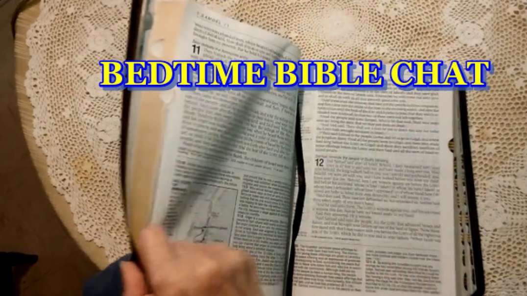 BEDTIME BIBLE CHAT: Ps. 93: God is in control, celebrate that