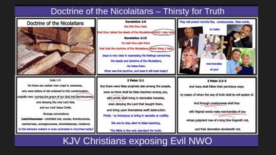 Doctrine of the Nicolaitans - Thirsty for Truth