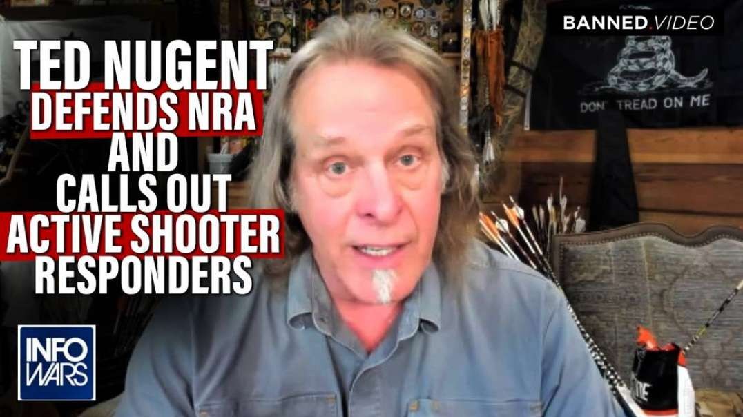 POWERFUL- Ted Nugent Defends NRA And Calls Out Active Shooter First Responders