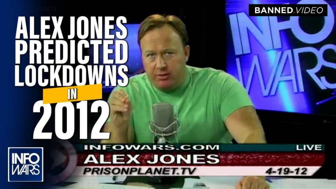 Internet Blown Away by Alex Jones Predicting the Coming of Covid Lockdowns in 2012