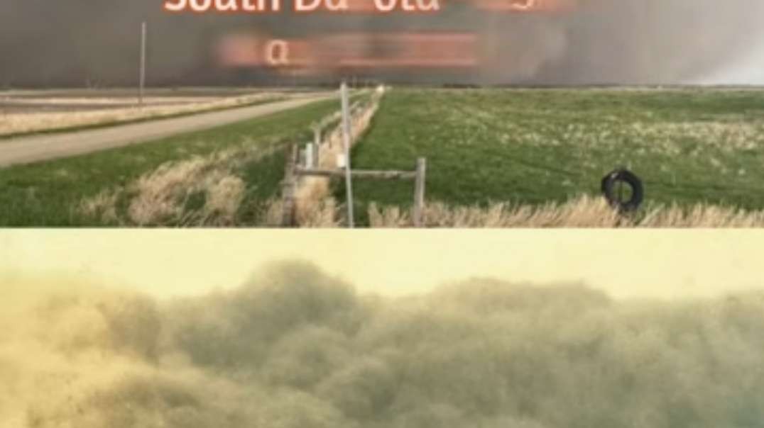 Dust storm and tornado in Sioux Falls, South Dakota!!  Global warming and Climat.mp4
