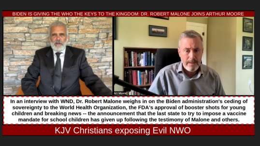BIDEN IS GIVING THE WHO THE KEYS TO THE KINGDOM DR. ROBERT MALONE JOINS ARTHUR MOORE