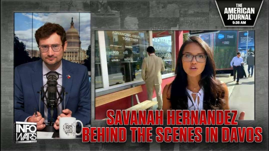 Savanah Hernandez Reports Live From Behind The Scenes In Davos, Switzerland