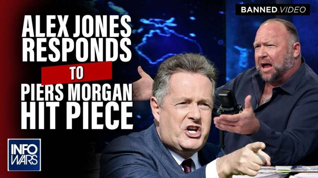 Anti-American Piers Morgan Attacks Alex Jones Again!
