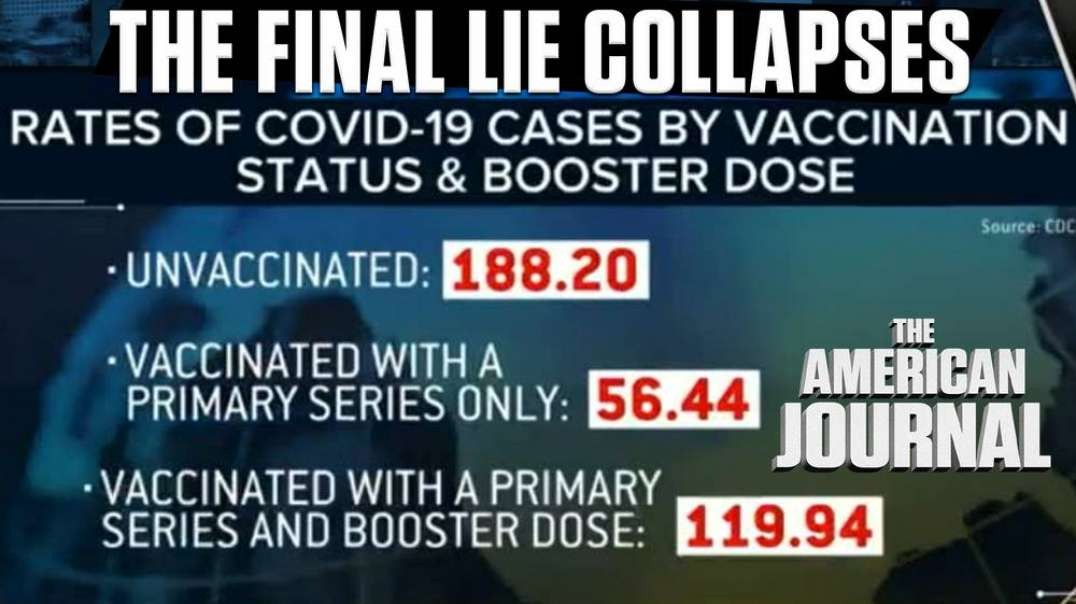 The Covid Narratives’ Final Lie Collapses- Severe Infection “Rare” Amongst Unvaccinated